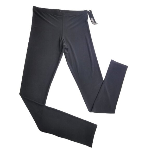 Black Leggings Size 16 Stretchy Leggings Light Comfy Leggings - NEW - Picture 1 of 5
